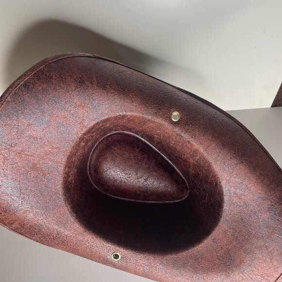 Leather Cowboy Hat - Picture 5 of 11